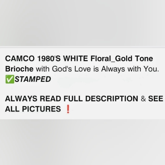 ๐๐ฎ๐บ๐ฐ๐ผ.๐ฉ๐๐ด ๐๐น๐ผ๐ฟ๐ฎ๐น ๐๐ผ๐น๐ฑ ๐ง๐ผ๐ป๐ฒ ๐๐ฟ๐ผ๐ผ๐ฐ๐ต๐ฒ - Picture 2 of 5